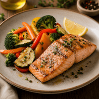Pavé de saumon grillé
