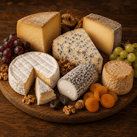 Planche de fromages affinés