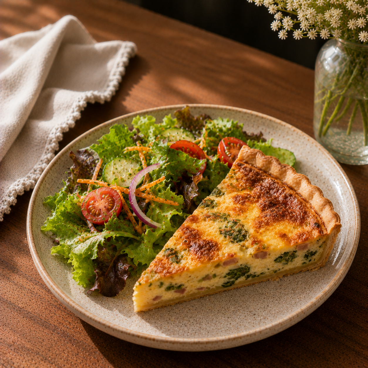 Quiche du jour