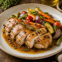 Suprême de poulet rôti